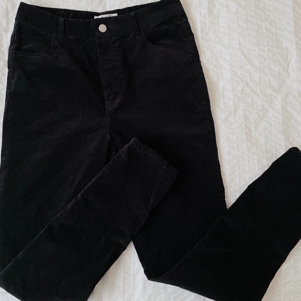 Organic Cotton Corduroy High-Rise Skinny Jeans